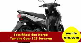 Spesifikasi dan Harga Yamaha Gear 125