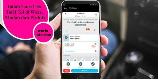 Cara Cek Tarif Tol di Waze