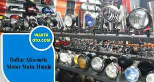 Daftar Aksesoris Motor Matic Honda