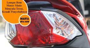 lampu rem motor matic menyala terus