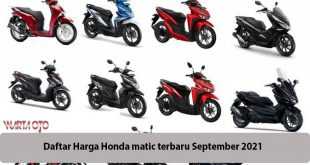 Daftar Harga Honda matic