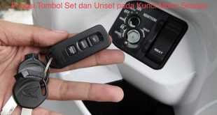 Fungsi Tombol Set dan Unset pada Kunci Motor Scoopy