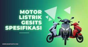 Motor Listrik Gesits Spesifikasi